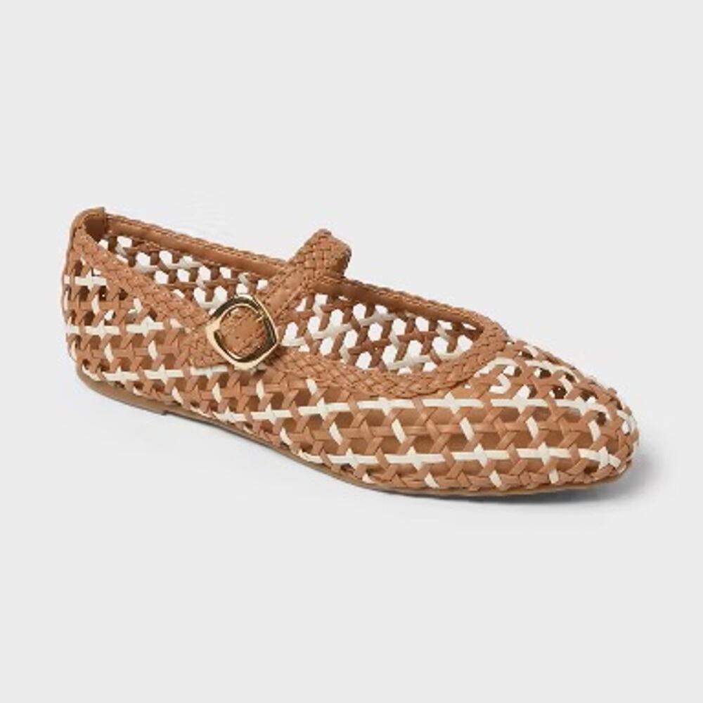 Women's Royce Mary Jane Shoes w/ Memory Foam Insole - Universal Thread - Cognac